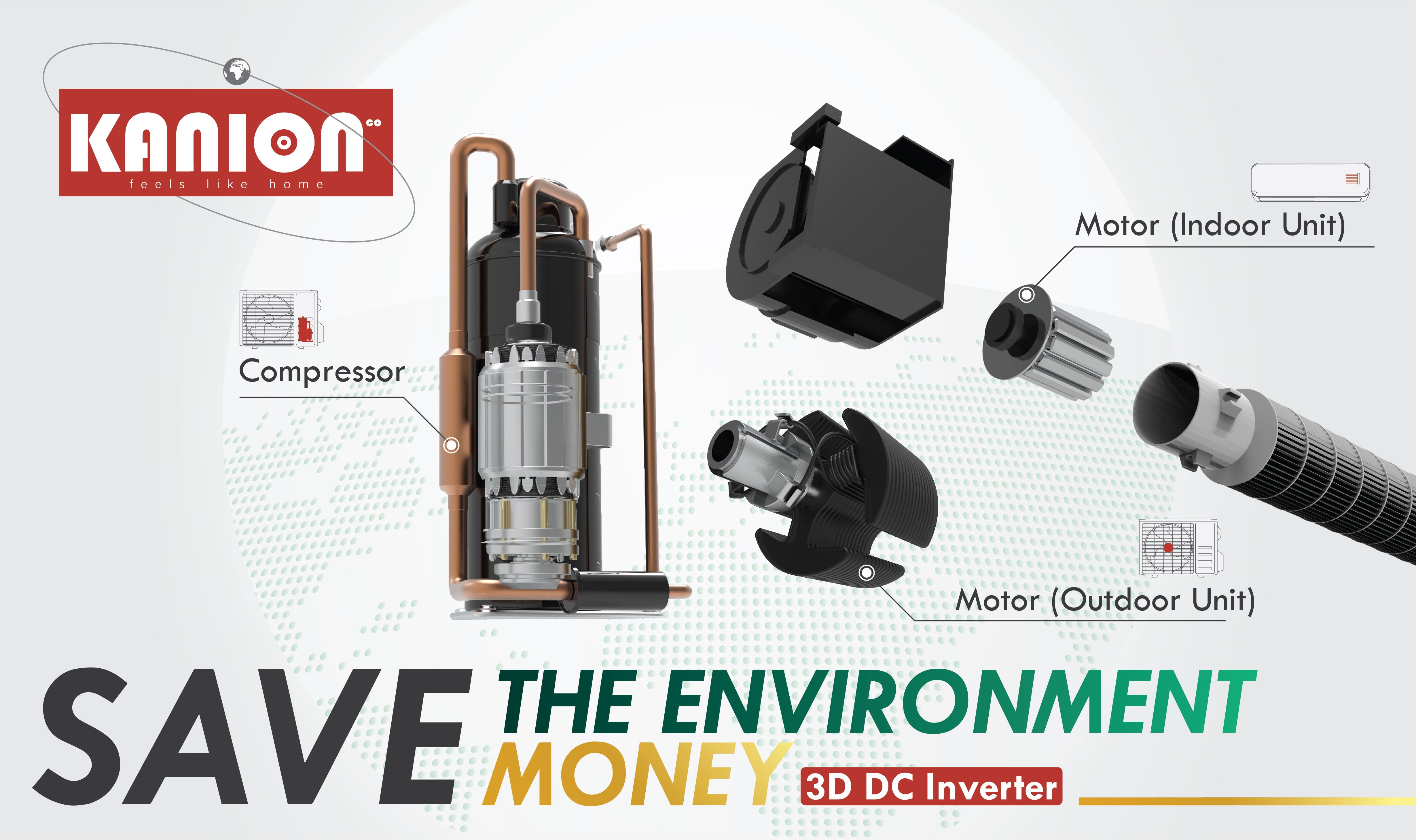 Save the environment money 3D DC inverter